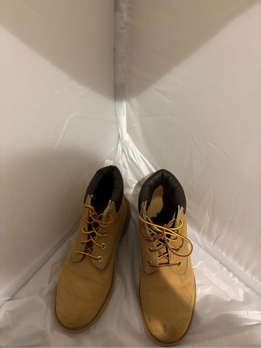 Men's Wheat Lace-Up Work Boots - Tan